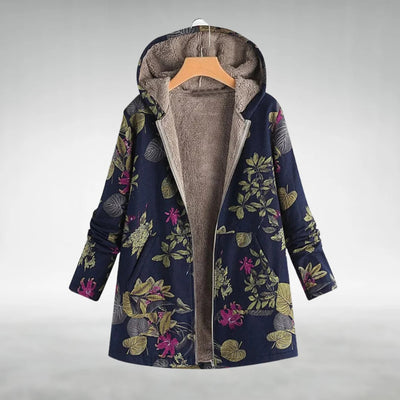 Anne | Stylish Floral Fleece Jacket