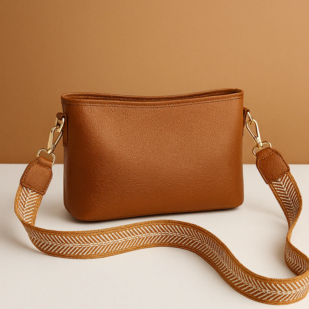 Modern sling bag with adjustable strap for women.
