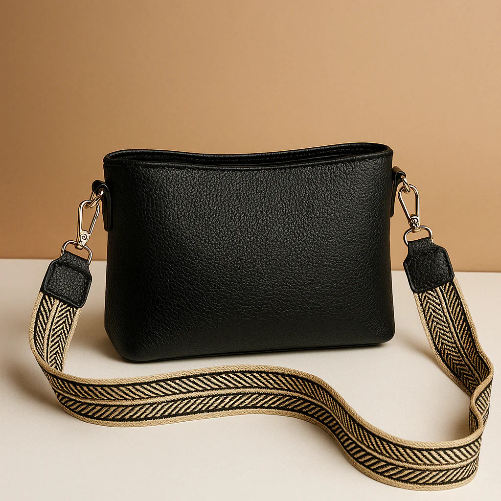 Modern sling bag with adjustable strap for women.